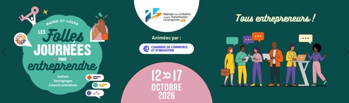 Bannière Folles journée pour entreprendre